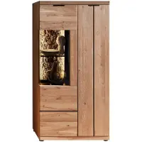 Wohn-Concept Donna Vitrine Wildeiche Bianco
