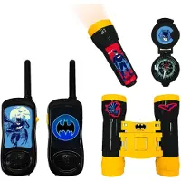 Batman Abenteuer-Set mit Walkie-Talkies, Fernglas und Kompass
