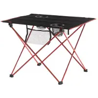 Atom Camping Table 56x40x41cm | Folding | Red