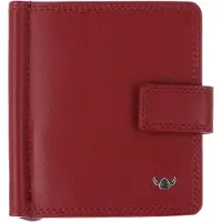 Golden Head Leder Kartenetui Geldklammer Polo RFID Protect Clip-Scheintasche 1906 Rot dunkelrot