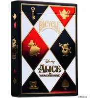 Quint Bicycle Kartendeck - Disney Alice in Wonderland Kartenspiel Spielkarten Pokerkarten Single Deck
