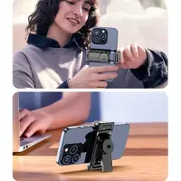 Hurtel Selfie stick WC1Y2S 1.3m aluminum alloy telescopic tripod with phone holder - black