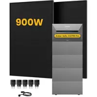 Anker SOLIX Solarbank 3 E2700 Pro, mit 2 x 455W Bifaziale Solarmodule, by Powerness - 13.5kWh / 5 x Smart Plug / Selbstabholung