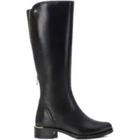 Carmela für Damen. 16201801-NEGRO Lederstiefel 162018 schwarz (36), 3 bis 5 cm, Reißverschluss, Lässig