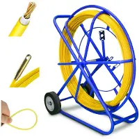 Extralink Kabeleinziehband FRP 9 mm 300 m Glasfaser gelb