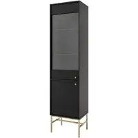 Masseno VITRINE in Graphitfarben