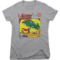 Superman Shirt "in Action Comics Issue 001 Girly Tee" in Grau | Gr.: S