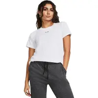 Under Armour Technisches T-Shirt Rival Core 1383648 Weiß Regular Fit