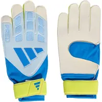 Adidas Predator Training Goalkeeper Gloves White, Yellow, and Blue KA7786