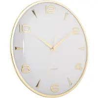 Karlsson Wanduhr Sienna Glow Weiß