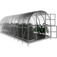 BAUMERA Gewächshaus KLASIKA 18 (3x6m) mit fundamenten und 4mm Polycarbonat;