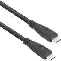 ACT AC7445, 5 m, USB C, USB C, USB 3.2 Gen 2 (3.1 Gen 2), 10 Gbit/s, Schwarz