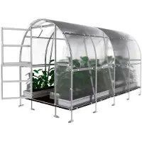 BAUMERA Gewächshaus KLASIKA SLIM 2x4m (8m2) mit 4mm Polycarbonat