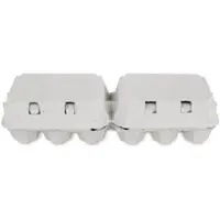 Funny 6er Eierschachteln, 2 x 6 Eier, weiß, unbedruckt, 130 Stück