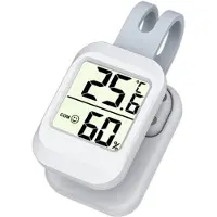 Torribaly Gitarren-Luftbefeuchter mit Thermometer, Hygrometer für Gitarren-Luftbefeuchter, Anti-Trocknungs-Panel-Risse, GitarrenzubehöR, Weiß
