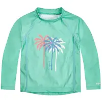 Playshoes UV-Schutz Shirt 1/1-Arm Palmen in mint | Gr.: 122-128