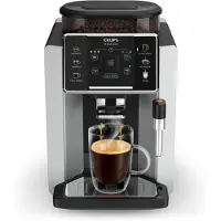 Krups Sensation C90 EA910E, Espressomaschine, 1,7 l, Kaffeebohnen, Eingebautes Mahlwerk, 1450 W, Aluminium, Schwarz