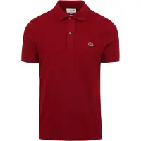 Lacoste Slim Fit polo, bordeaux rood