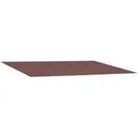 vidaXL Markisenersatzstoff Braun 500 x 300 cm Polyester