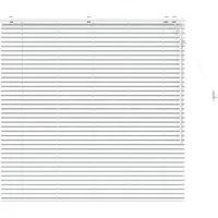 vidaXL Venezianische Jalousie Weiß 125 x 130 cm 35 mm