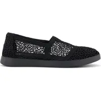 Toms Alpargata Plus black moroccan crochet 40