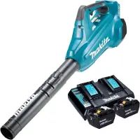 Makita DUB 362 Z Akku Laubbläser Gebläse 18 V ( 2x 18 V ) + 2x Akku 9,0 Ah + Ladegerät