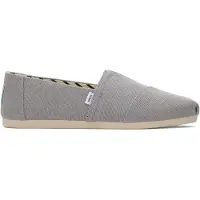 Toms Alpargata Classic Baumwoll Herren Espadrilles In Drizzle Grey