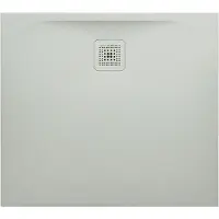 Laufen PRO Duschwanne, 900x800x30mm, superflach, H2149500770001, Farbe: Hellgrau matt