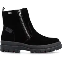 Rieker Schwarze Stiefeletten Gefütterte Damenschuhe, 38