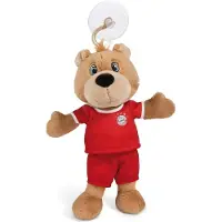 Nici Kuscheltier FC BAYERN Bär Berni mit Trikot und Saugnapf GREEN 20CM
