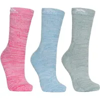Trespass Helvellyn Socks 3 Pairs Mehrfarbig EU 39-42 Frau