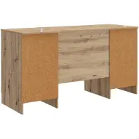 vidaXL Schreibtisch Artisan-Eiche 142,5 x 50 x 75 cm Holzwerkstoff