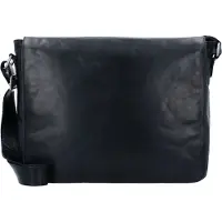 Leonhard heyden Umhängetasche Schultertasche mit Laptopfach Cambridge Shoulder Bag Black schwarz