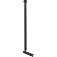 Wever & Ducre LED-Halbeinbauspot MATCH STICK CEILING REC 1.0 schwarz 2700K 190751B3 5404037371358