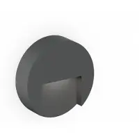 Wever & Ducre Außenwandleuchte Reto 1.3, dimmbar, schwarz, Aluminium, Modern, Wandleuchte außen