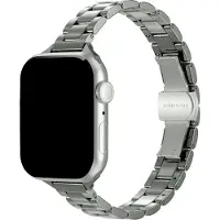 Selencia Slim Stahlgliederarmband für Apple Watch | 38/40/41/42 mm - Silber