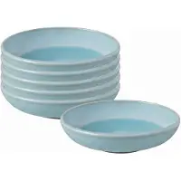 Like. by Villeroy & Boch Dipschale "Dipschalen Perlemor Aqua ø 11,7 cm 6er Set blau" 6 Spülmaschinengeeignet, Mikrowellengeeignet