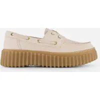 Clarks Shoes Halbschuhe Torhill Boat 26186302 Écru 38