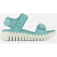 Ecco Damen - Gruuv Sol Nubuk Knöchelriemen Sandalen - Aquatic