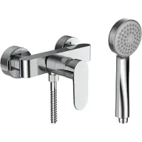 Laufen NEJA Duschenmischer, Aufputz, mit Zubehör, chrom, H3315170041311