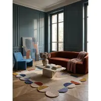 KADIMA DESIGN Läufer Wolle Rost-Natur 80 x 230 cm - HALLEIN