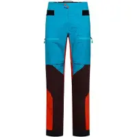 La Sportiva Supercouloir GTX Pro Pant M, Style S08, Farbe 614322 Tropic Blue/Cherry Tomato, Größe S,
