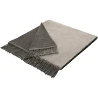 Biederlack Sesselschoner "Cotton Cover Salt & Pepper" 50 x 200 cm (Breite x Länge), mit Fransen