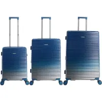 Saxoline Koffer "Elite" 3 Stk. tlg. mit Trolleysystem und Doppelrollen