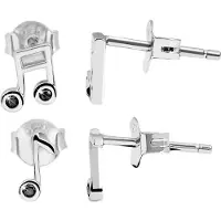 Adelia´s Paar Ohrhänger "Ohrringe – Ohrstecker aus 925 Silber mit Zirkonia" Zum Verschenken – ideal zum Valentinstag