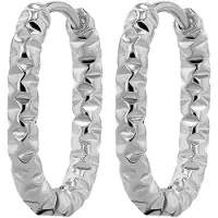 Adelia´s Paar Creolen "Ohrringe – Creole aus Edelstahl" Ideal als Geschenk – dezent und elegant
