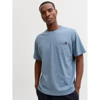 Jack & Jones Kurzarmshirt "JJEDOVER SLUB TEE SS NOOS" Baumwollmischung, relaxed fit