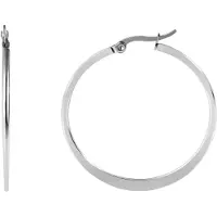 Adelia´s Paar Creolen "Ohrringe – Creole aus Edelstahl" Ideal als Geschenk – dezent und elegant