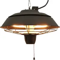 Hortus Terrassevarmer hængemodel 1500 W, HA, Ø42 cm, sort (211-301)