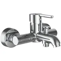 Laufen LUA Wannenmischer, Aufputz, ohne Zubehör, chrom, Ausladung 159mm, H3210810044001